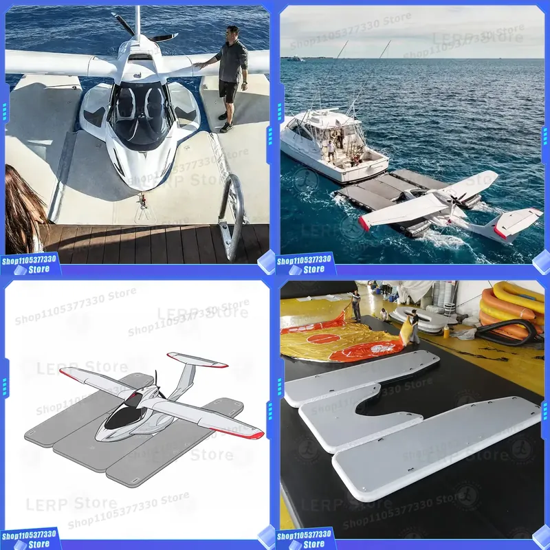 Us Aquatic Sports - Plateforme d'atterrissage gonflable commerciale pour hydravions,